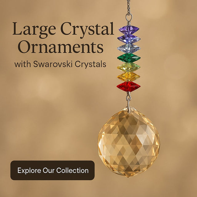 Large Swarovski crystal ornament