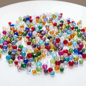 Round crystal beads with center hole by crystalplace.com