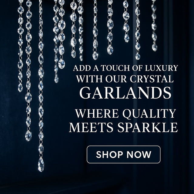 Crystal Garlands made with finest prisms by CrystalPlace.com