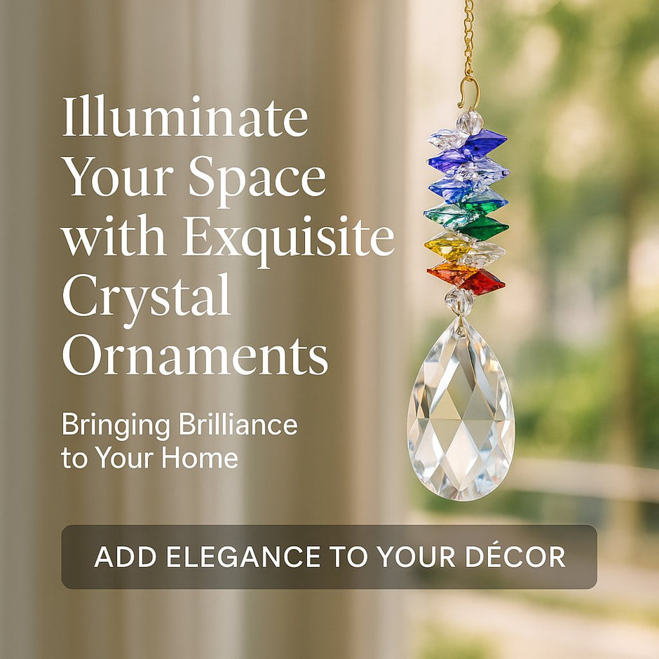 Hellow Out Hanging Crystal Decoration