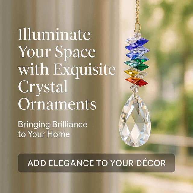 Ornaments with Swarovski Prisms