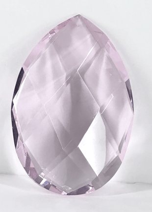 Classic Almond Crystal 5 inches Pink Prism with One Hole on Top
