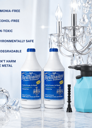 Brilliante Cleaner and power sprayer ammonia-free and environmentally safe product benefits