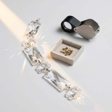 Amazing crystal garland