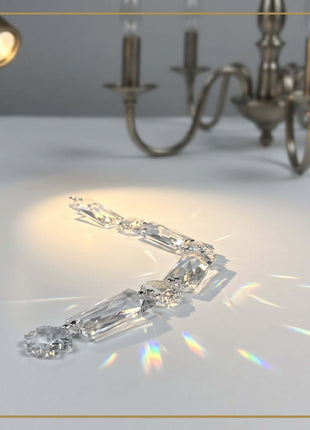 Amazing decorative clear crystal garland 