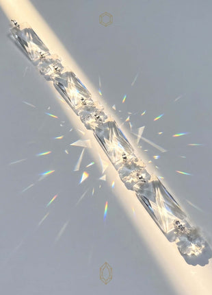 clear crystal garland 