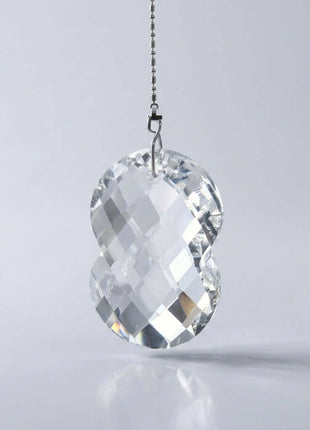 Hanging crystal suncatcher Lucky 8
