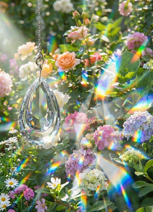 Crystal suncatcher Luxe Pear Shape 