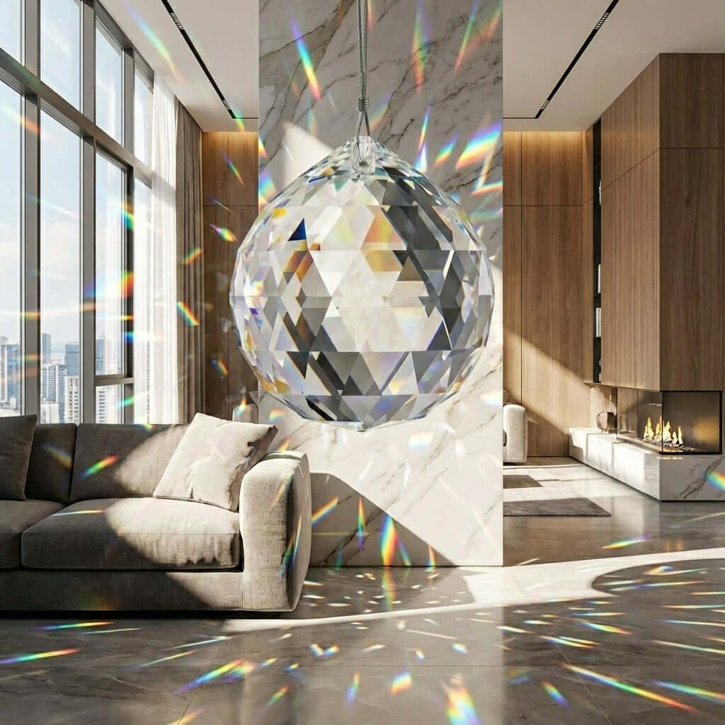Swarovski Strass Large 100mm Clear Crystal Ball Prism 8558
