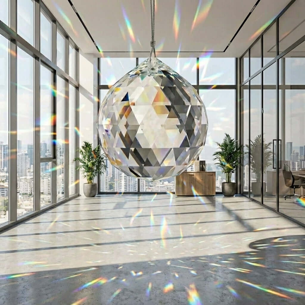 Swarovski クリスタルバラ ガラスドーム Swarovski Strass Large 100mm Clear Crystal Ball Prism 8558