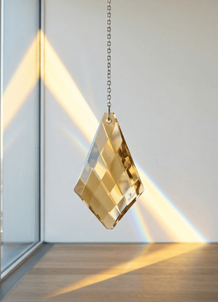 Swarovski  Crystal Suncatcher Golden Teak Kite Prism