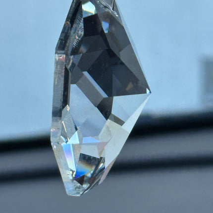 Hanging Crystal Suncatcher Large 60mm Magnificent Crystal Clear Octagon Prism