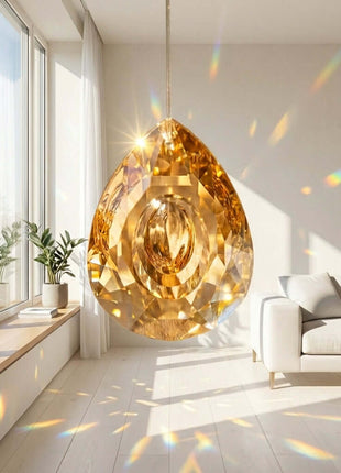 Dragon Eye Crystal 3-inch Champaign Prism