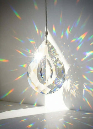 crystal dragon eye clear crystal suncatcher