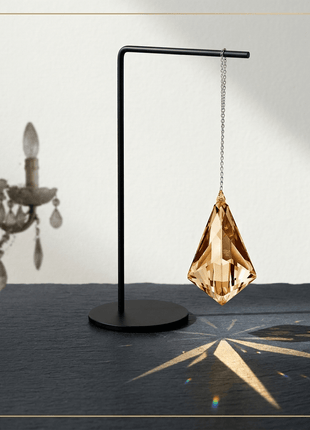 Swarovski crystal Golden Shadow crystal pendant 