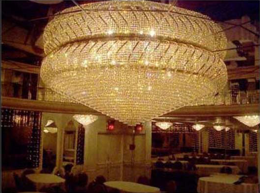 Modern crystal chandelier