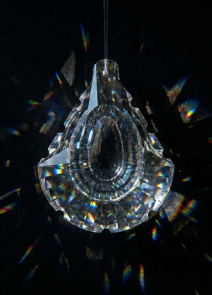 crystal suncatcher Modern Dragon Eye 3.5-inch Pear Shape Prism