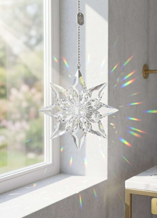 Crystal suncatcher Clear Crystal Star, Suncatcher, Rainbow Maker