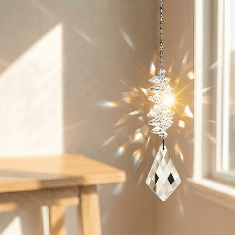 Crystal ornament Kite with Swarovski crystals