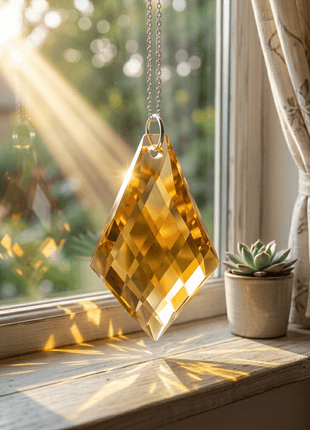Swarovski Crystal Golden Teak Kite Prism