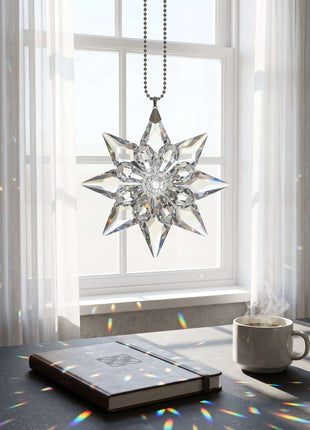 Crystal ornament suncatcher Clear Crystal Star, Rainbow Maker
