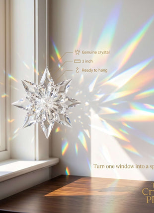 Crystal ornament suncatcher Clear Crystal Star, Suncatcher