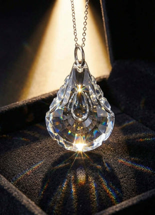 crystal suncatcher Modern Dragon Eye Pear Shape Prism
