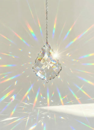 Crystal suncatcher Modern Pendeloque Crystal 2 inches