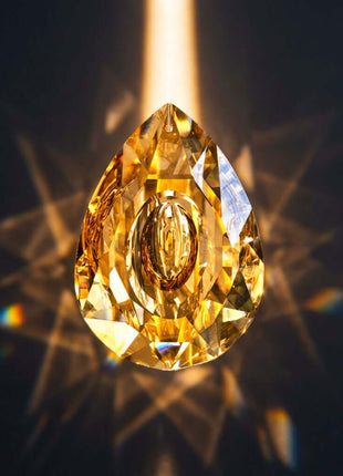 Dragon Eye Crystal 3-inch Champaign Prism