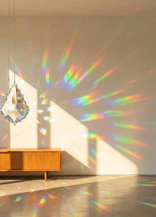 Crystal Suncatcher 4 inches Clear Pendeloque Prism  by Crystal Place