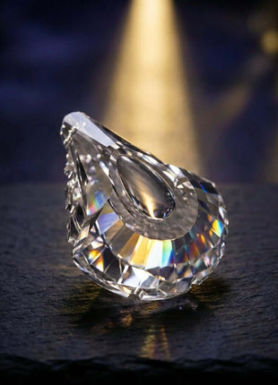 crystal suncatcher Modern Dragon Eye Pear Shape crystal