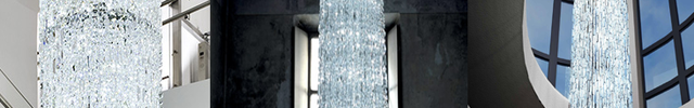 crystal chandelier waterfall 