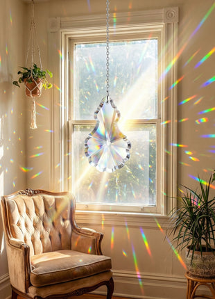 Crystal Suncatcher Pendant Prism 2.5 inch Swarovski Strass Clear Prism