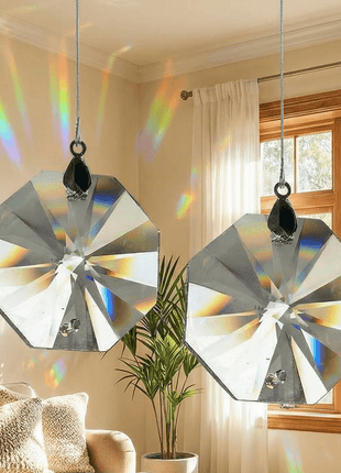 crystal place octagon 40mm (2 pcs) Magnificent brand
