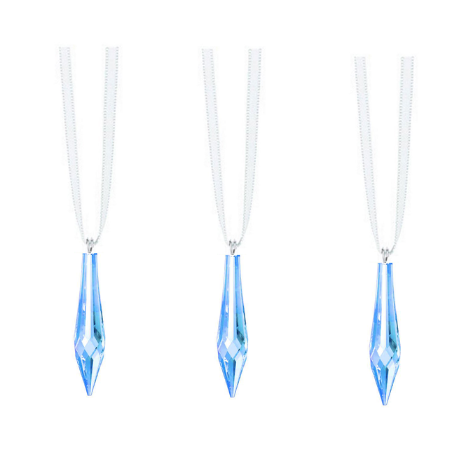 Sapphire Suncatchers for Windows Swarovski Crystals Drop Prisms (3 Pcs)