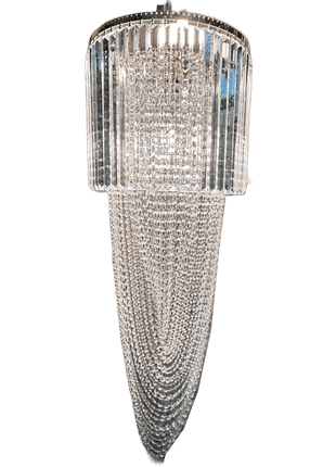 Modern Crystal Chandelier Spiral Design for high ceiling