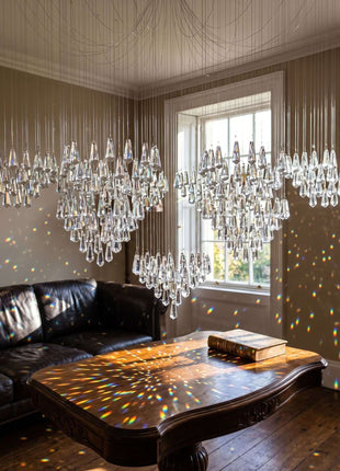 Hanging crystals