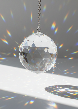 Hanging Real crystal ball 60mm by crystalplace.com
