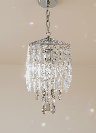Mini crystal chandelier by crystalplace.com