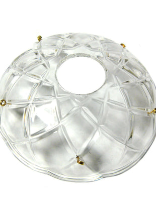 Crystal Bobeche 5 3/4 inches Clear with 26mm Center Hole, and 5 Pins