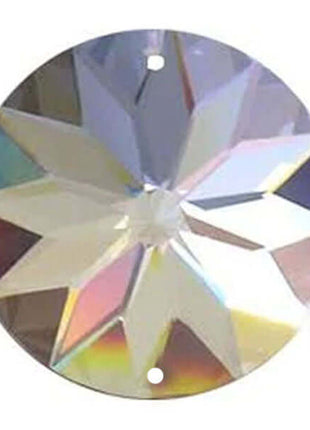 Sun Shine Round Crystal 40mm Clear Prism with Two Holes
