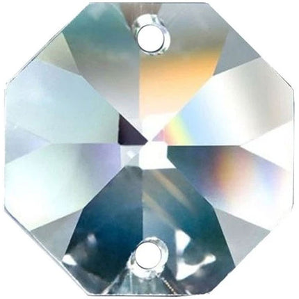 Swarovski Spectra Crystal 60mm Clear Octagon Lily prism Two Holes