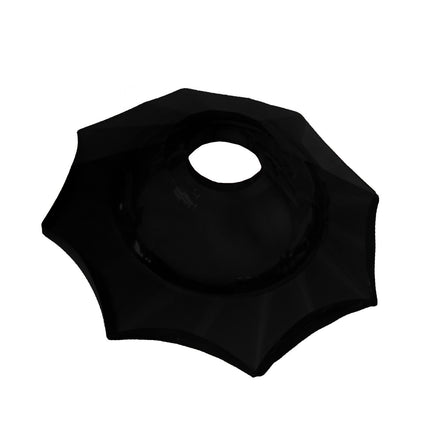 Crystal Bobeche 4 5/8 inches Black with 30mm Center Hole