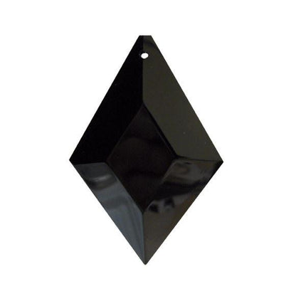 Kite Crystal 2.5 inches Black Prism with One Hole on Top
