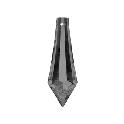 Icicle Crystal 1.5 inches Satin Prism with One Hole on Top
