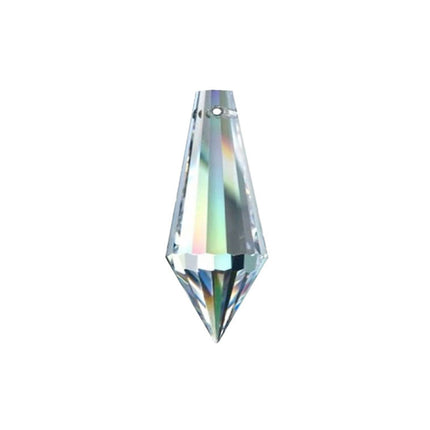 Icicle Crystal 20mm Clear Prism with One Hole on Top