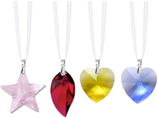 Genuine Swarovski Crystal Prisms for Hanging (4 Pcs Set) | Crystal Place