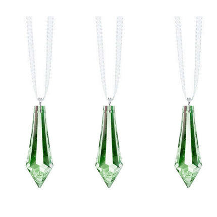 Light Green Suncatchers for Windows Swarovski Crystals Drop Prisms (3 Pcs)