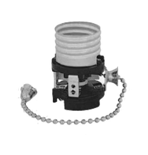 On/Off Pull Chain Medium Socket – CrystalPlace