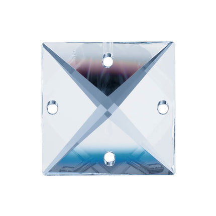 Swarovski Strass Crystal 36mm - 4 holes Clear Square Prism